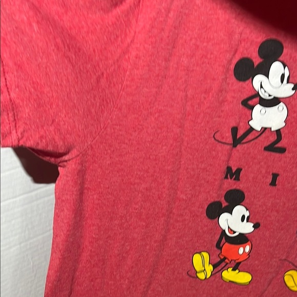 Disney Red Mickey Mouse Character Tee - Picture 4 of 7